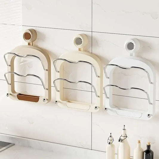 Suction Cup Pot Lid Holder Rack
