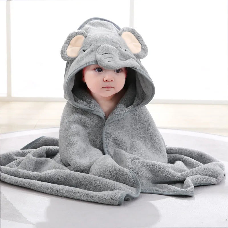 Animal Kids Hooded Bath Towel