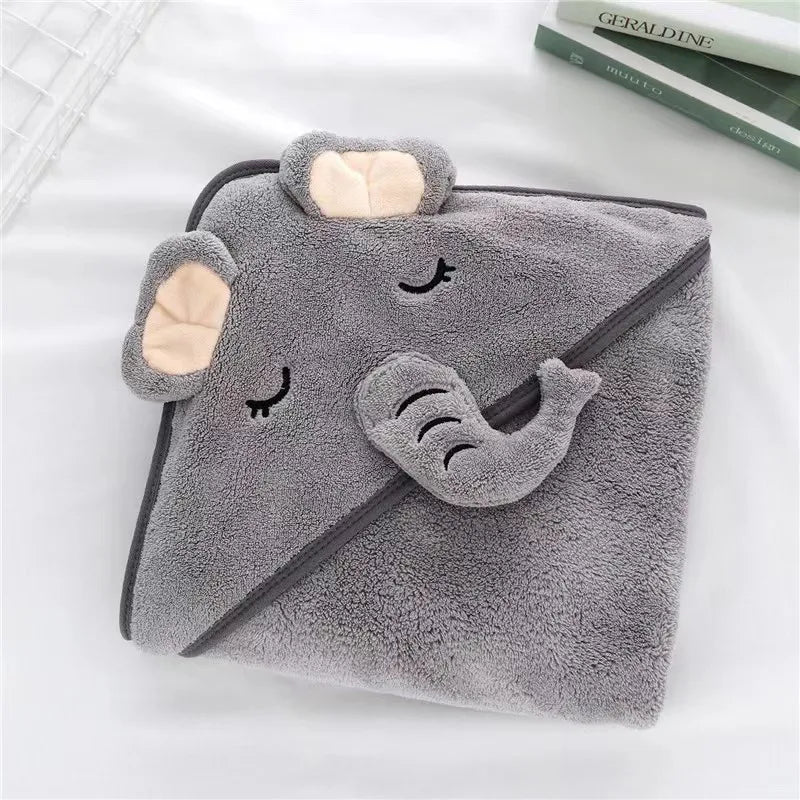 Animal Kids Hooded Bath Towel