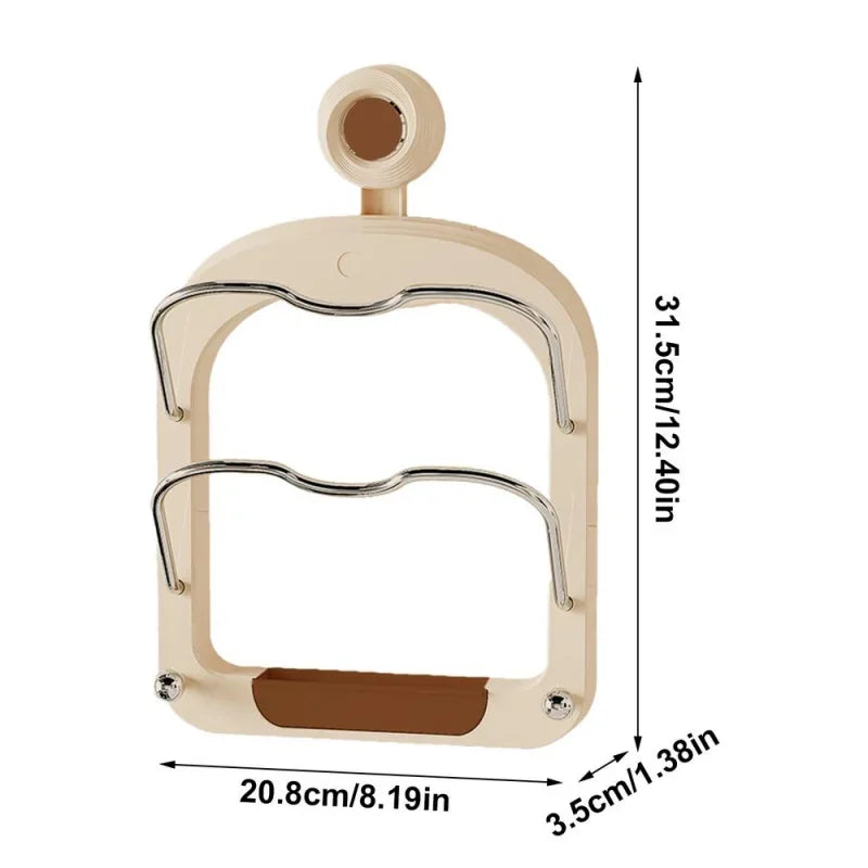 Suction Cup Pot Lid Holder Rack
